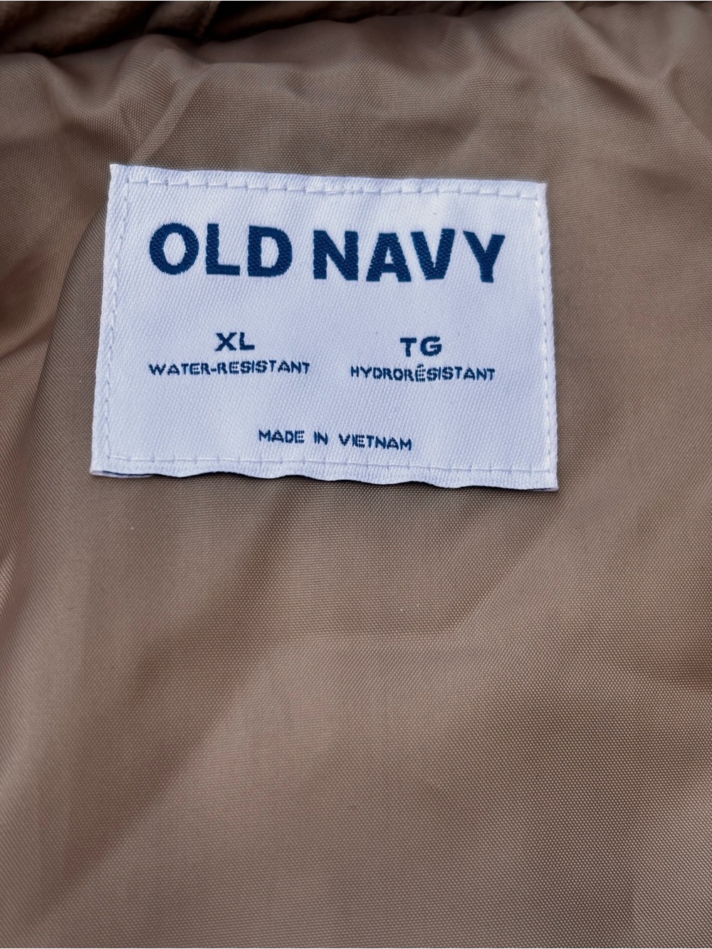 Old Navy Oversized Lightweight Water-Resistant Quilted Jacket | Size XL - Picture 6 of 7